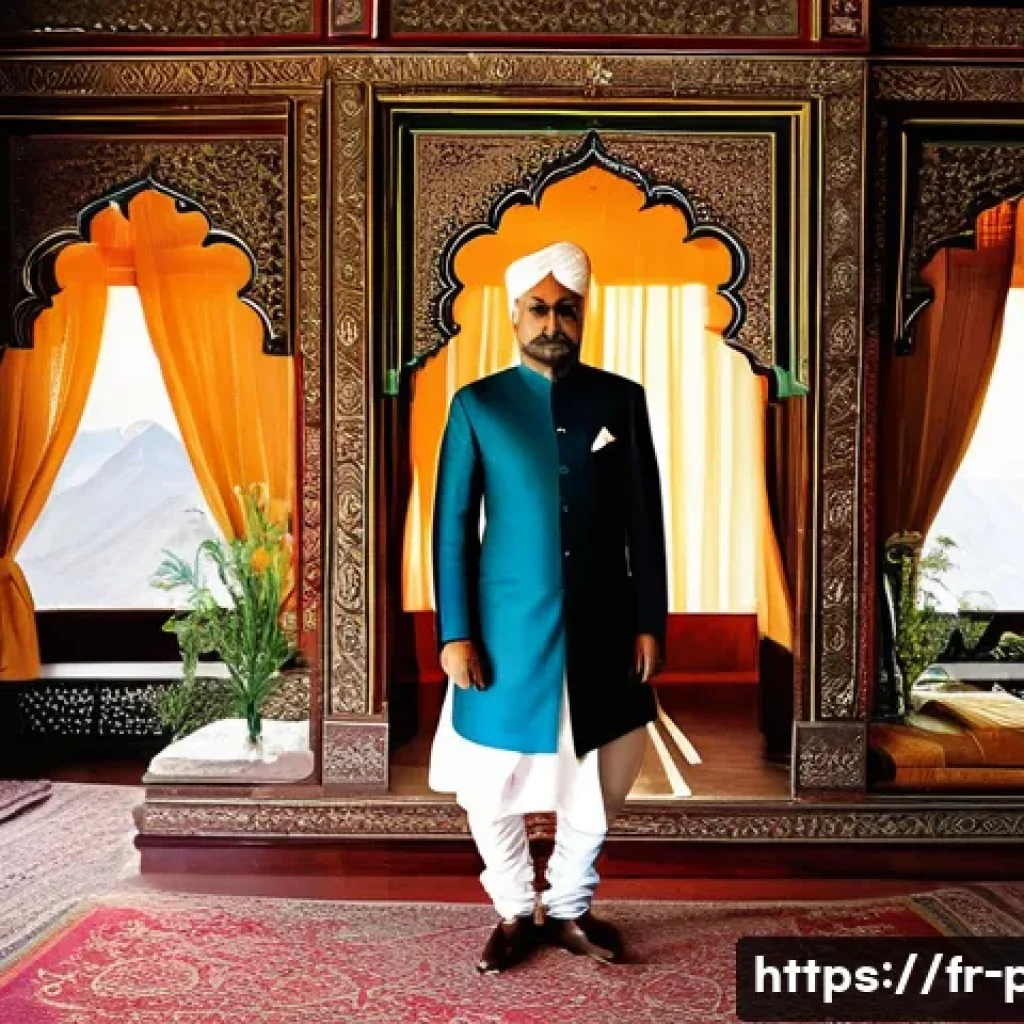 파키스탄 인도 카슈미르 분쟁 이해하기 - **Prompt Title: Echoes of the Maharaja's Dilemma**

    A detailed historical illustration in a styl...