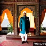 파키스탄 인도 카슈미르 분쟁 이해하기 - **Prompt Title: Echoes of the Maharaja's Dilemma**

    A detailed historical illustration in a styl...