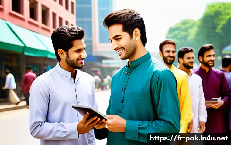 파키스탄의 경제 위기와 해결 방안 - **Prompt:** A vibrant and bustling street scene in a modern Pakistani city, symbolizing economic rev...